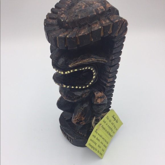 Other - Hawaii Tiki Polynesia Statue Curve Figurine For Luck